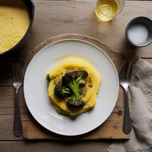 Polenta With Broccoli recipe image