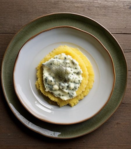 Polenta With Leeks & Gorgonzola recipe image