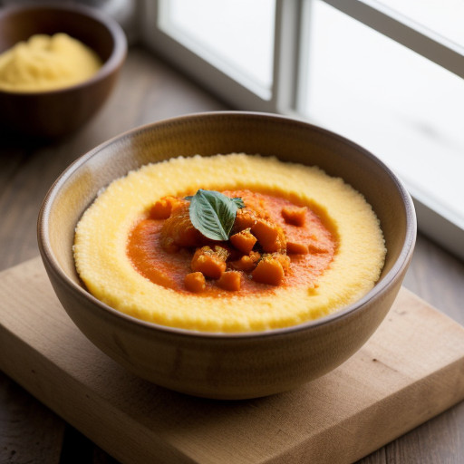 Polenta With Tomato Sauce recipe image
