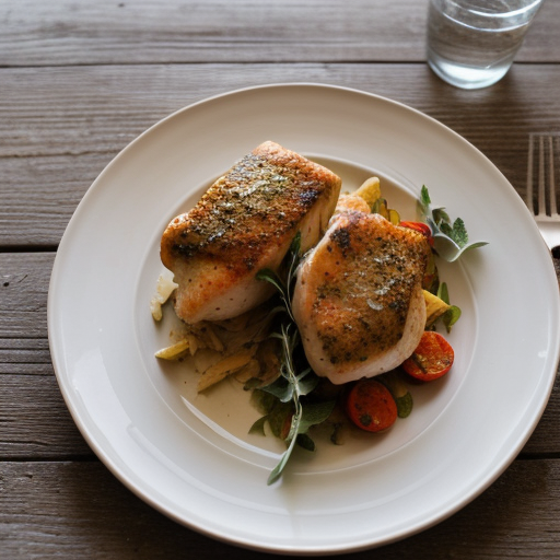 Pollo Alla Granchio (Seafood Stuffed Chicken recipe image