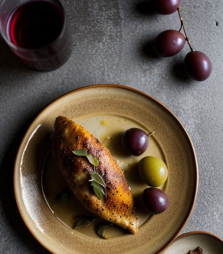 Pollo Con Frutta Secca recipe image