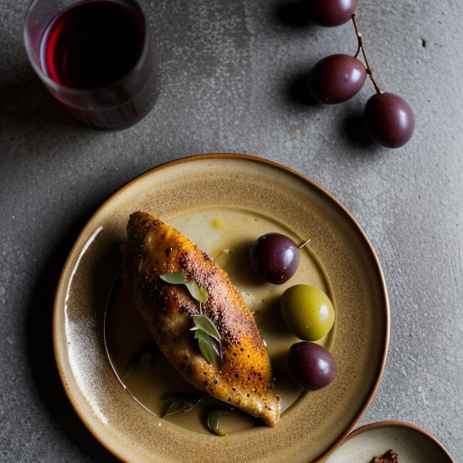 Pollo Con Frutta Secca recipe image
