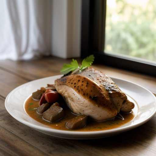 Pollo Criollo en Cazuela (Mom's Farm Style Ch recipe image