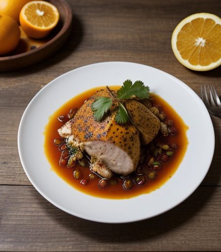 Pollo Pibil (Chicken Steamed With Fruit Juice recipe image