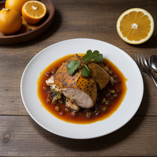 Pollo Pibil (Chicken Steamed With Fruit Juice recipe image