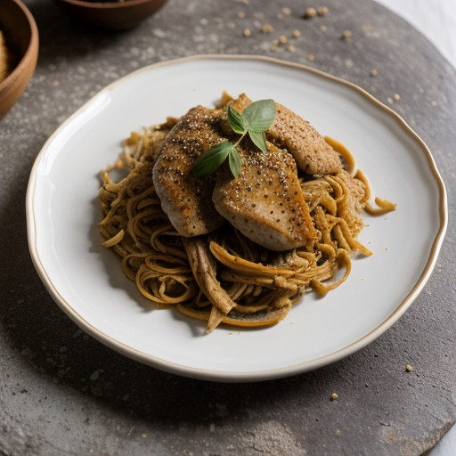 Pollo en Escabeche Oriental (Shredded Chicken recipe image