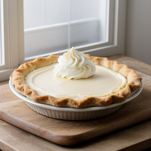 Polly's Sugar Cream Pie recipe image