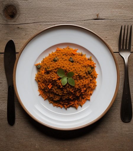 Polo Havidge Loobia (Rice Pilau With Carrot A recipe image