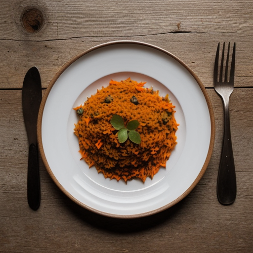 Polo Havidge Loobia (Rice Pilau With Carrot A recipe image
