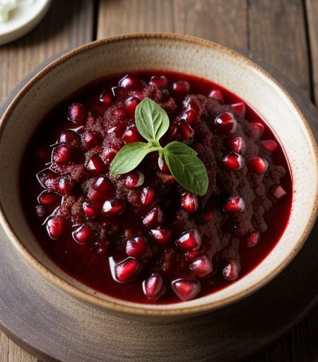 Pomegranate-Eggplant Relish recipe image