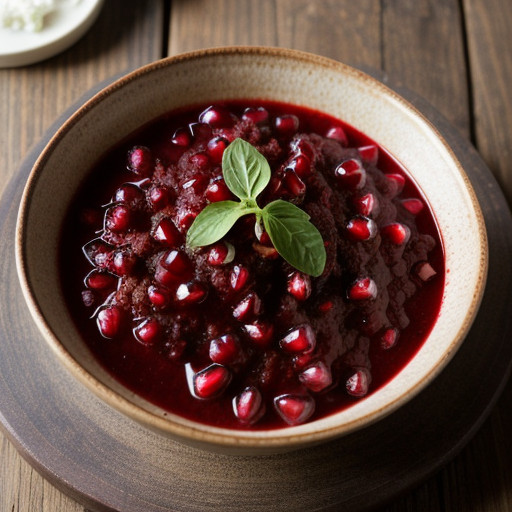 Pomegranate-Eggplant Relish recipe image