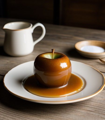 Pommes Caramel (Caramel Apples recipe image