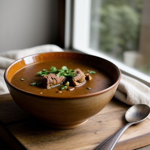 Poo Man's Soup recipe image