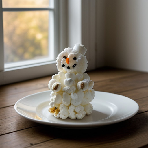 Popcorn Snowmen recipe image