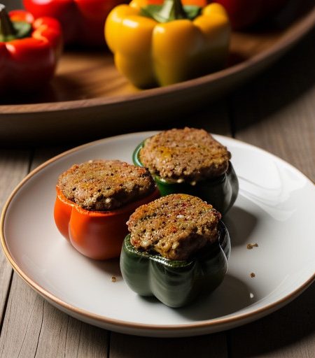 Popkin's Stuffed Peppers recipe image