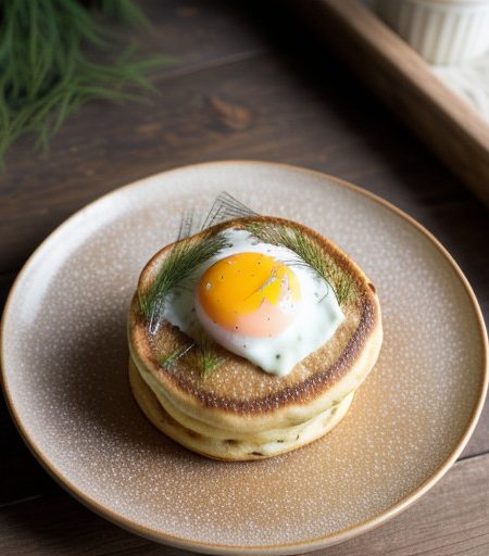 Popover Pancake With Smoked Salmon and Dill Butter recipe image