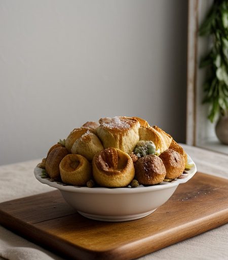 Popover With Hot Turkey Salad recipe image