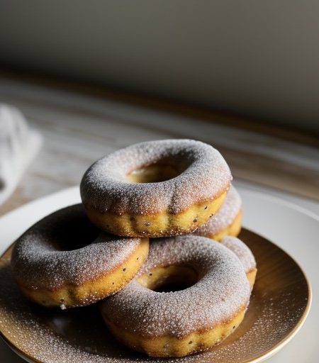 Poppy-Seed Doughnuts recipe image