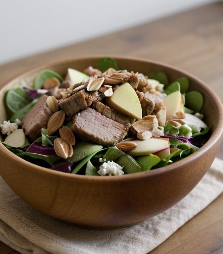 Pork & Apple Salad for 2 recipe image