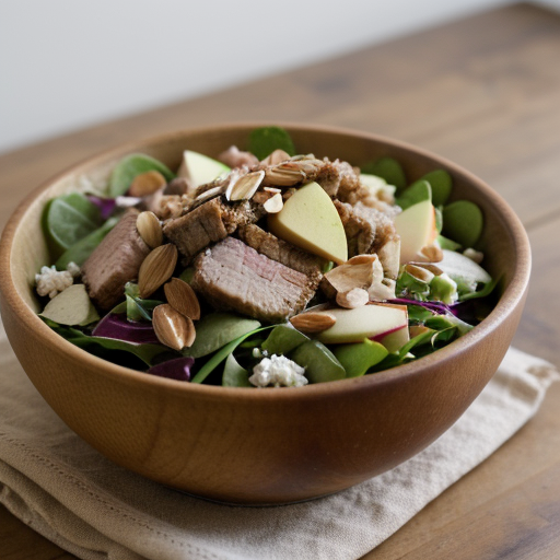 Pork & Apple Salad for 2 recipe image