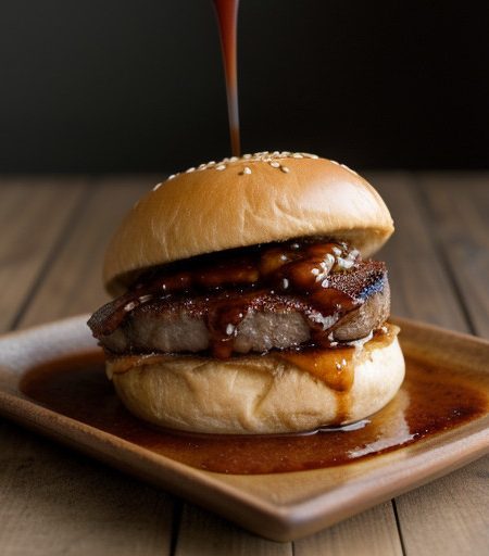Pork & BBQ Sauce on Bun recipe image