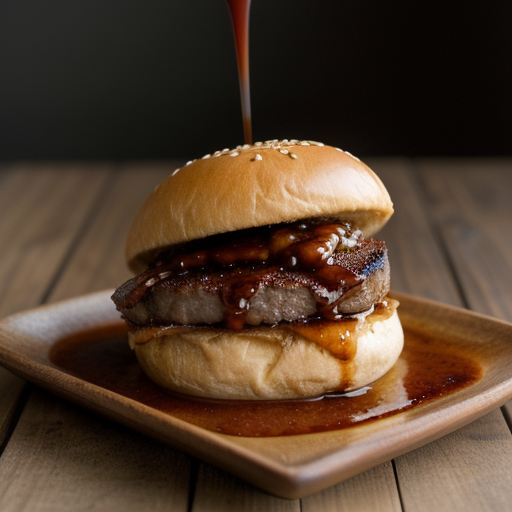 Pork & BBQ Sauce on Bun recipe image