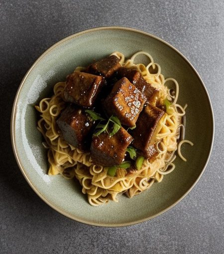 Pork Barbecue & Noodles recipe image