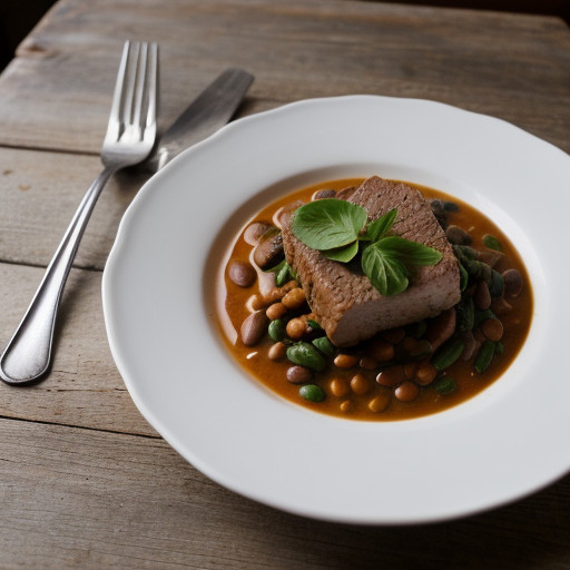 Pork & Bean or Courgette & Bean Goulash. recipe image