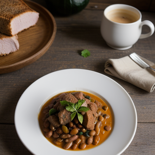 Pork & Bean or Courgette & Bean Goulash. recipe image