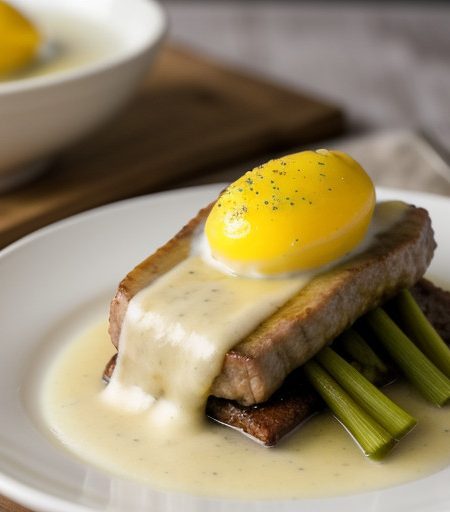 Pork Braised With Celery Avgolemono recipe image