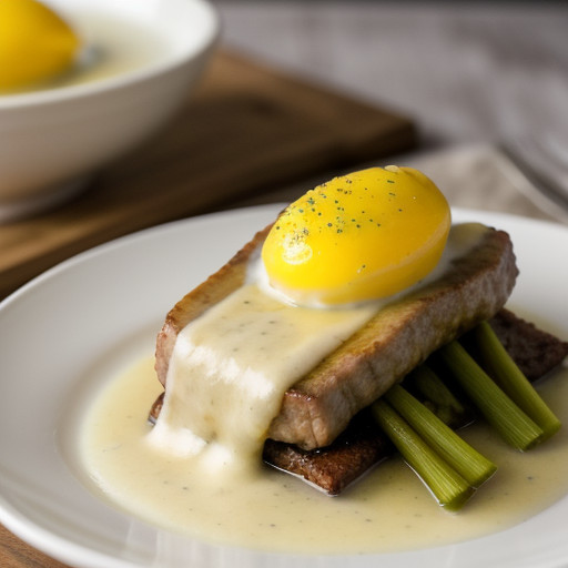 Pork Braised With Celery Avgolemono recipe image