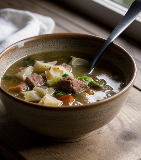 Pork & Cabbage Soup recipe image