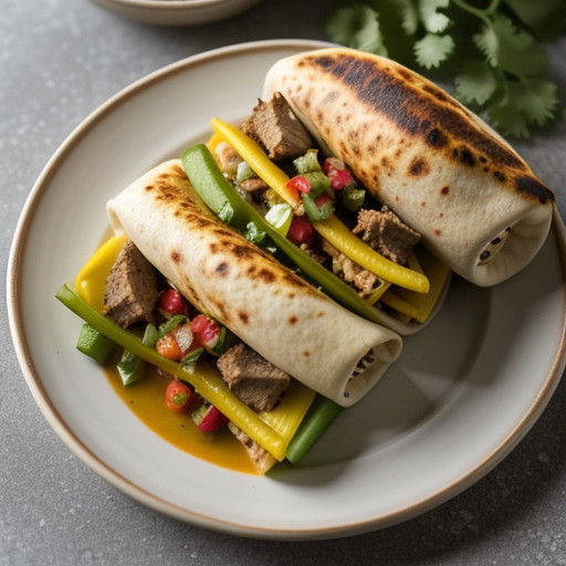 Pork & Chili Burritos recipe image