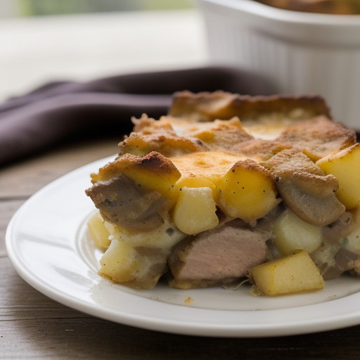 Pork Chop Potato Bake Casserole recipe image