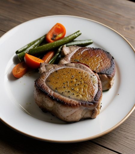 Pork Chops & Garden Vegetables recipe image