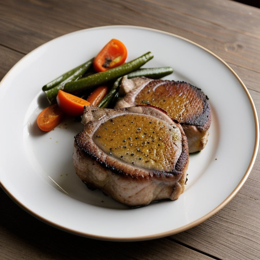 Pork Chops & Garden Vegetables recipe image