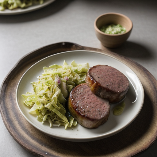 Pork Chops & Sausages With Cabbage recipe image