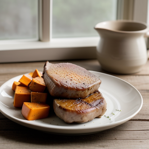 Pork Chops & Sweet Potatoes recipe image