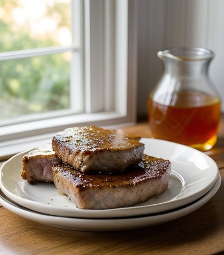 Pork Chops Vermont recipe image