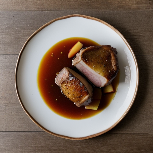 Pork Chops With Apples and Sweet and Sour recipe image