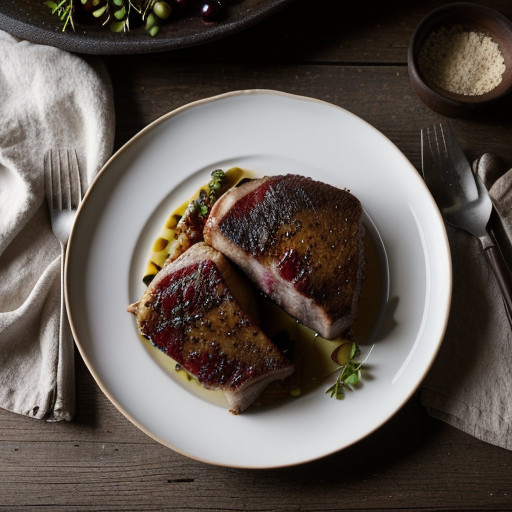 Pork Chops With Cranberries recipe image