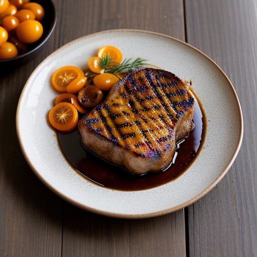 Pork Chops With Kumquats recipe image