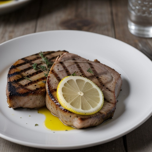 Pork Chops With Lemon~ Garlic & Oregano recipe image