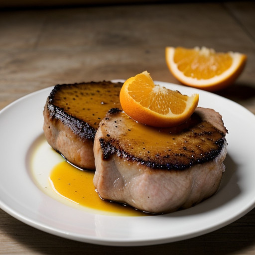 Pork Chops With Oranges recipe image