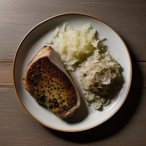 Pork Chops and Sauerkraut recipe image