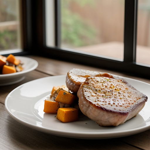 Pork Chops and Sweet Potatoes recipe image
