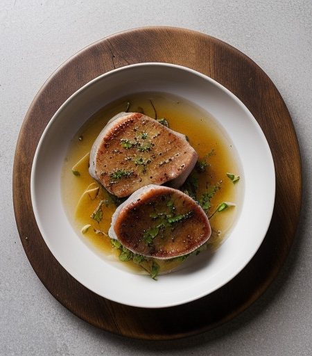 Pork Chops in Radish Sauce recipe image