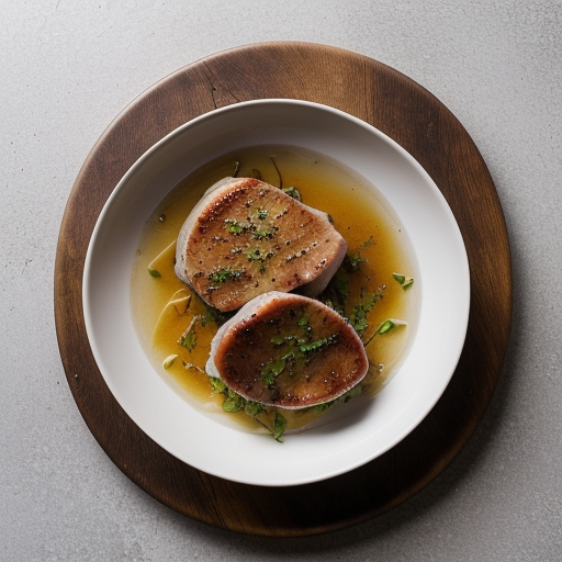 Pork Chops in Radish Sauce recipe image