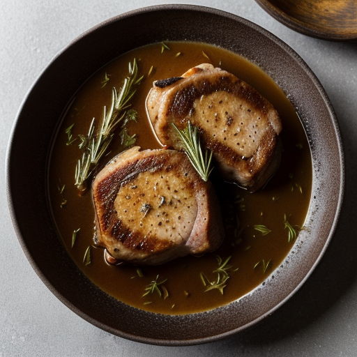 Pork Chops in Wine Sauce recipe image