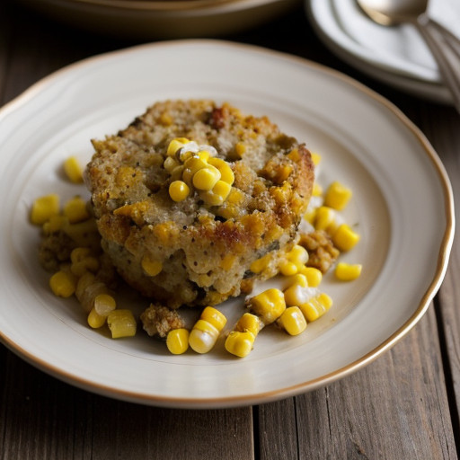 Pork & Corn Stuffing Bake recipe image